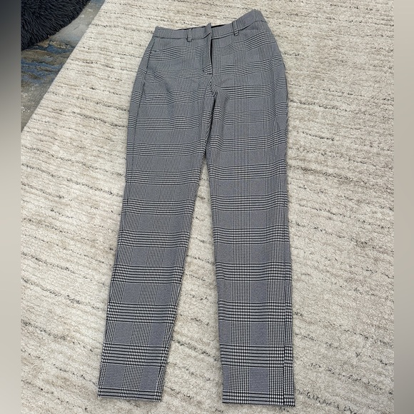 Express Plaid High Waist Skinny Pant - Picture 2 of 9
